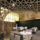 Restaurant Area The Appealing Restaurant Area In The The Tang Palace Showing Table Cloth And Lamps Giving Fresh The Area Restaurant Classic Bamboo Interior Design Designed In Jungle Restaurant