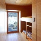 Wooden Bung Wooden Artistic Wooden Bung Bed Between Wooden Dresser And Wooden Wall On The Wooden Floor Inside Boisset House Interior Design Beautiful Minimalist Cabins That Make Gorgeous Holiday Homes