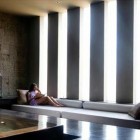 Alila Villas Swimming Awesome Alila Villas Soori Indoor Swimming Pool Idea Involving Inset Sofa Coupled With Wooden Table And Candles Hotels & Resorts Luxurious Modern Tropical Villa With Indoor And Outdoor Swimming Pools