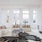 Butterfly Pattern Wide Beautiful Butterfly Pattern On The Wide Carpet In Modern London House Living Room With White Sofas Dream Homes Elegant Simple Interior Design Maximizing Bright White Color Scheme