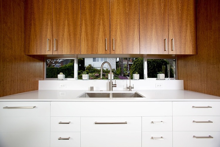 Kitchen Room Storage Beauty Kitchen Room With White Storage In Cheviot Hills Residence Whitten Dunn Architects That Wooden Cabinets Complete The Decor Decoration  Simple Bungalow Interior Design With A Spacious Modern Twist