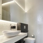 White Bathroom And Black White Bathroom With Bidet And Bowl Sink Completed With Storage Mirror Interior Design Fabulous Modern Home Interior Design With Comfortable Atmosphere