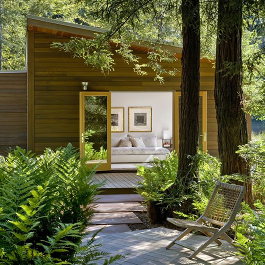 Modern Cottage Design Breathtaking Modern Cottage Outdoor Porch Design With Natural Varnished Wicker Relaxation Chair In The Sebastopol Residence Dream Homes Gorgeous Modern Residence Full Of Warm Tones And Cozy Textures