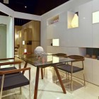 Dining Area Minimalist Brilliant Dining Area Design At Minimalist Apartment With Unique Ornament On The Wall The Holy Zen Soldiers Dream Homes Stylish But Contemporary Home Decor With Elegant Interior Theme