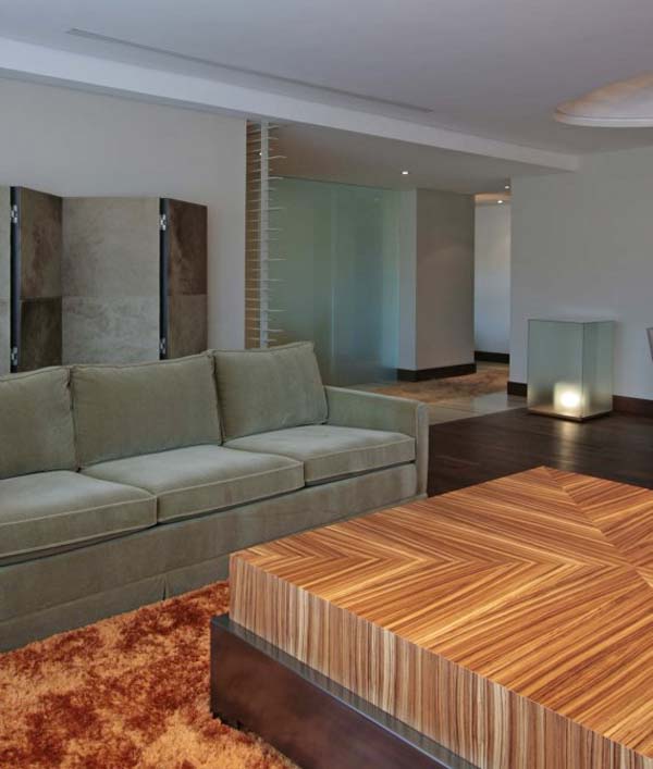 Brown Carpet Living Calm Brown Carpet With Gray Living Sofa And Wooden Coffee Table In Living Room Inside Romanza Residence Dream Homes  Cool Wooden Interior Design Details In A Unique Modern Home