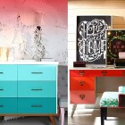 Neon Color Chest Colorful Neon Color Design With Chest Draw Feat Chair And The All Of Furniture Make Artistic The Room Interior Design Colorful Neon Interior Paint With Contemporary Interior Accents