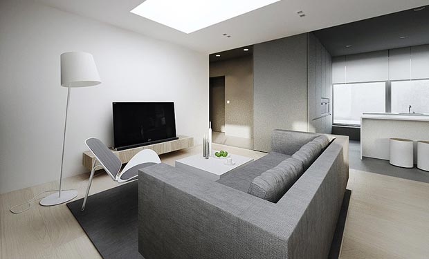 Modern Living Design Comfortable Modern Living Room White Design Interior Completed With Grey Sofa Furniture In Minimalist Space Apartments Chic Modern Scandinavian Interior With Pops Of Neutral Color Schemes