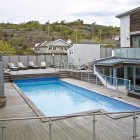 Swedish House Pool Cool Swedish House In Ground Swimming Pool Designed With Deck And Higher Seating Space With Lounges Set Dream Homes Fascinating Scandinavian Interior Design In Bright And Vivid Color Themes