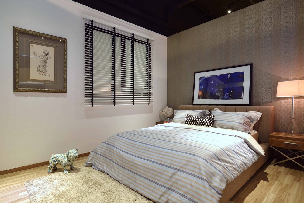 Bedroom Design Minimalist Cozy Bedroom Design Inside The Minimalist Apartment Applied Blind Window And Wooden Sideboard Ideas Dream Homes Stylish But Contemporary Home Decor With Elegant Interior Theme