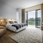 Bedroom With On Cozy Bedroom With Lamp Shade On Wooden Table Beside Taupe Chair At The Vale Residence Blu Water Studio Dream Homes Fabulous Retro Interior Decorating The Contemporary Home Designs