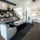 Living Room John Cozy Living Room At Lucky John House Applied Dark Wood Coffee Table And Grey Sofa On Black Carpet Area Dream Homes Fancy Elegant Interior From Impressive Home Architecture