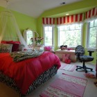 Light Green Rooms Eclectic Light Green Painted Cool Rooms For Teenagers With Magenta Bed Mixed With Black White Zebra Prints Bedroom Stylish Bedroom For Teenagers Playing Decoration In Various Styles