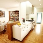 Kitchen Room Dining Enchanting Kitchen Room With Wooden Dining Table Design At The Cheviot Hills Residence Whitten Dunn Architects Decoration Simple Bungalow Interior Design With A Spacious Modern Twist