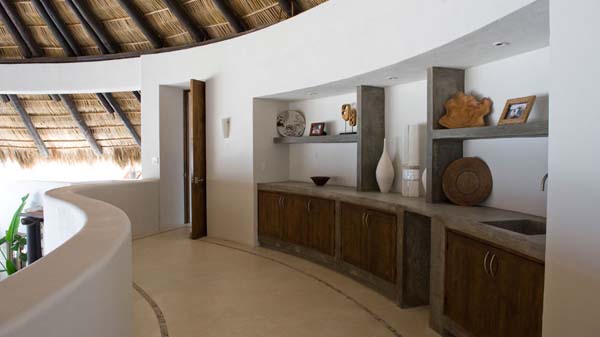 Second Floor Villa Enchanting Second Floor Design Of Villa Grey Cape With Glossy Floor Made From Marble And Several Light Brown Wooden Cabinets Interior Design Fabulous Relaxing Interior From Villa Grey Cape In Mexico