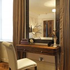 Dresser Design In Engaging Dresser Design Ideas Showcased In Belgravia Property In London With Wooden Drawer Dresses Big Mirror And Cream Chair Dream Homes Classic And Elegant Modern Home With Luxurious Interior Design Themes