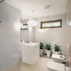Bathroom Design House Exquisite Bathroom Design Inside The House Zabrze Widawscy Studio Applied Wooden Floor And Glass Shower Door Dream Homes Mesmerizing Contemporary Interior Design In Bright Decoration Style