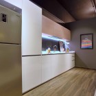 Kitchen Design Apartment Exquisite Kitchen Design At Minimalist Apartment With Wooden Flooring Ideas Also White Kitchen Cabinet Door Dream Homes Stylish But Contemporary Home Decor With Elegant Interior Theme