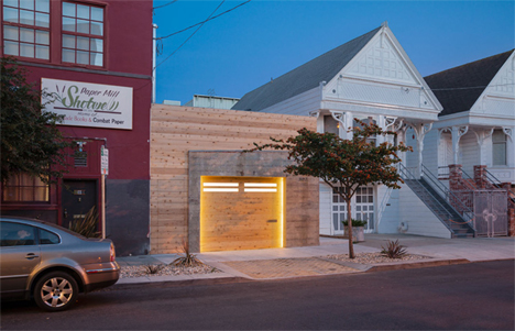 Simple House Entrance Exterior Simple House With Yellow Entrance Lighting Decoration  Secluded Modern Wooden Home With Beautiful Minimalist Interior