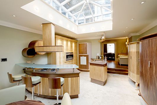 Wooden Furniture Belgravia Fabulous Wooden Furniture Applied At Belgravia Property In London Included Transparent Ceiling Designs And Curved Bar Dream Homes Classic And Elegant Modern Home With Luxurious Interior Design Themes