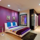 Magenta Themed For Feminine Magenta Themed Cool Rooms For Teenagers With Modern White Padded Bedding With Striped Bedspread Bedroom Stylish Bedroom For Teenagers Playing Decoration In Various Styles