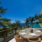 Beach Sensation Around Fresh Beach Sensation Felt Thickly Around Malimbu Cliff Villa Indonesia Swimming Pool And Outdoor Dining Space Dream Homes Amazing Modern Villa With A Beautiful Panoramic View In Indonesia