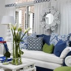 Ladys Green Room Glorious Lady Green Blue Living Room Enhanced With White Sofa And Coffee Table With Green Chairs And Pillows Interior Design Easy Stylish Home Designed By Bright Green Color Schemes