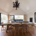 Dining Area Inside Gorgeous Dining Area Design Ideas Inside The Blake Street Residence Decor With Unique Pendant Lamp Above The Furniture Dream Homes Attractive Home Design With Eco-Friendly Interior Atmosphere