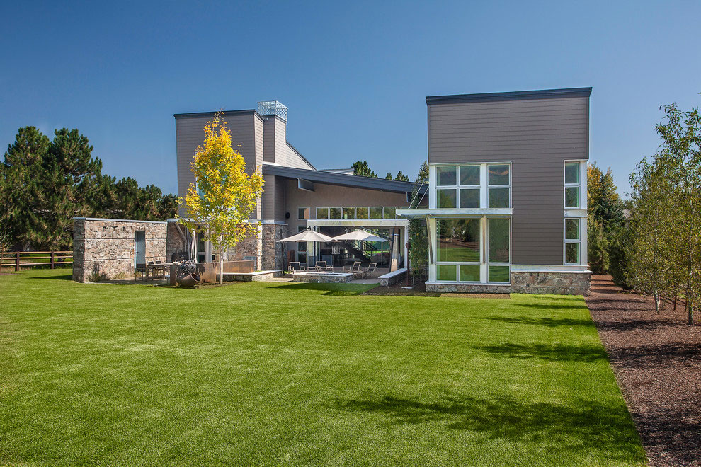 Lucky John Exterior Gorgeous Lucky John House Design Exterior With Green Lawn And Mulch Gardening Ideas Sown Also The Back Patio Dream Homes  Fancy Elegant Interior From Impressive Home Architecture