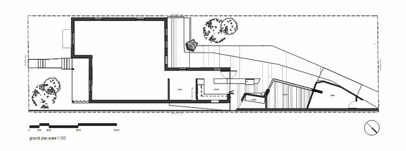 Floor Plan Balmain Imposing Floor Plan Design In Balmain Cottage Extension That Showing Interior Area And The Planters Surrounding The Outside Dream Homes Beautiful Small Cottage With Unique Interior And Exterior Accents