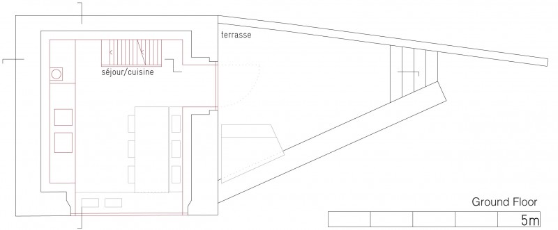 Boisset House In Incredible Boisset House Floor Plans In The Ground Floor Based True Story Displaying The Terrace And The Dining Room Interior Design Beautiful Minimalist Cabins That Make Gorgeous Holiday Homes