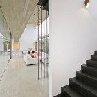 Stairs Design Concrete Incredible Stairs Design Interior Used Concrete Material In Black Color Style With Glass Wall Decoration Ideas Dream Homes Astonishing Interior Design In Modern And Stylish Home Of Australia