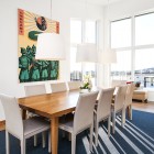 White Themed Formal Incredible White Themed Swedish House Formal Dining Room Idea With Wooden Table And Cream Quilted Chairs Dream Homes Fascinating Scandinavian Interior Design In Bright And Vivid Color Themes