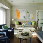 Apartment Green Room Industrial Apartment Green Blue Living Room Painted In Grey Brown With Black Chair And Blue Green Pillows As Decor Interior Design Easy Stylish Home Designed By Bright Green Color Schemes