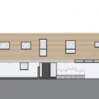 Side Elevation Of Interesting Side Elevation Planning Design Of Meadowview Residence With Brown Upper Wall Made From Wooden Veneer Dream Homes Charming Airy Interior To Enhance The Coziness Of Elegant Modern Home