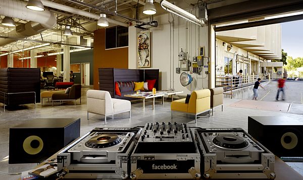 View Of Offices Interesting View Of The Facebook Offices Palo Alto With Colorful Sofas And Long Table On Concrete Floor Office & Workspace  Modern Office Design Details In A Stunning Home Interior