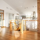 Swedish House Staircase Inviting Swedish House Indoor Wooden Staircase Setting Involving Glass Balustrade Combined With Wooden Handrail Dream Homes Fascinating Scandinavian Interior Design In Bright And Vivid Color Themes