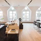 Tribeca Loft Designed Luxurious Tribeca Loft Apartment Interior Designed With Sleek Wooden Floor And Shaped White Painted Walls Dream Homes Elegant Traditional Wood Interiors Looking So Stunning Decoration View