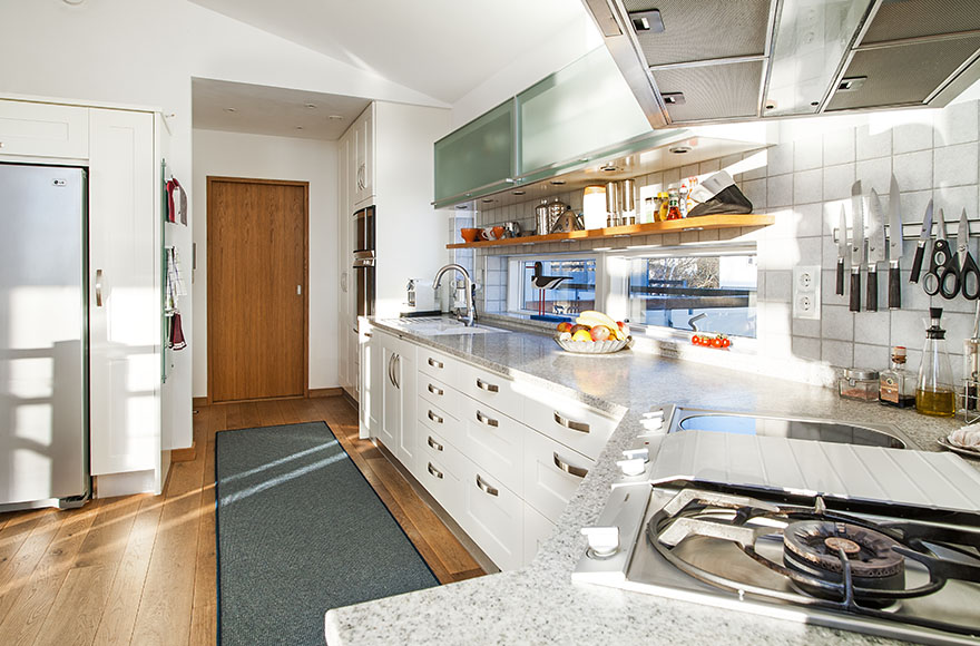 Swedish House Enhanced Marvelous Swedish House Kitchen Interior Enhanced With White Base Cabinet And Open Shelves And Wall Cabinet Dream Homes Fascinating Scandinavian Interior Design In Bright And Vivid Color Themes
