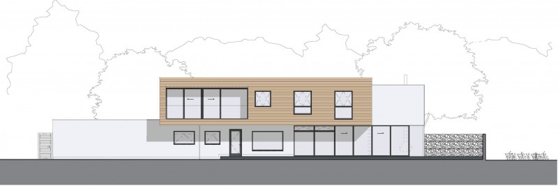 Side Elevation Of Mesmerizing Side Elevation Planning Design Of Meadowview Residence With Horizontal Shape Of Rooftop Dream Homes Charming Airy Interior To Enhance The Coziness Of Elegant Modern Home