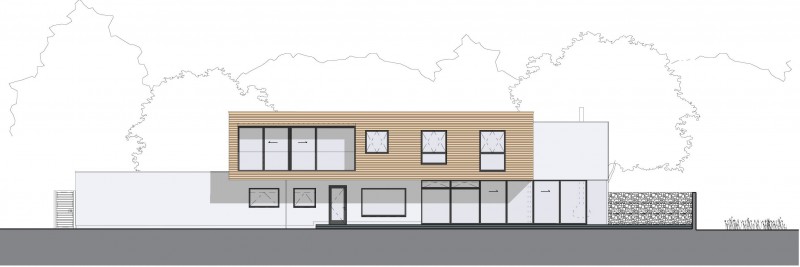 Side Elevation Of Mesmerizing Side Elevation Planning Design Of Meadowview Residence With Horizontal Shape Of Rooftop Dream Homes Charming Airy Interior To Enhance The Coziness Of Elegant Modern Home