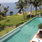 Narrowed Malimbu Indonesia Modern Narrowed Malimbu Cliff Villa Indonesia In Ground Swimming Pool Constructed As Main Feature With Cool Scenery Dream Homes Amazing Modern Villa With A Beautiful Panoramic View In Indonesia