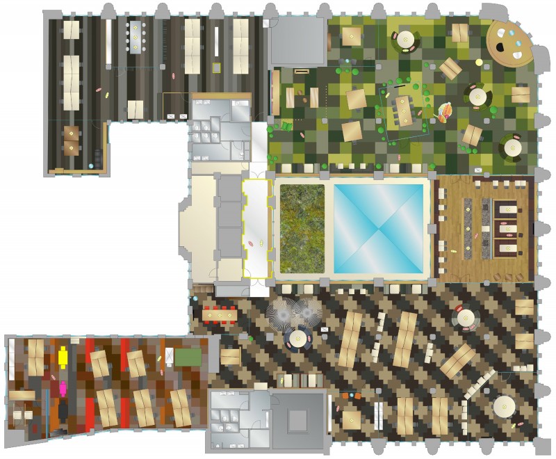 Floor Plan Jwt Nice Floor Plan Design In Jwt House Showing The All Of Furniture That Completed The Area Interior Design  Elegant Contemporary Art For Interior Of Old Fashioned Office