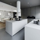 White Island Interior Perfect White Island Kitchen Design Interior With Modern Minimalist Furniture And Grey Cabinet Design Ideas Apartments Chic Modern Scandinavian Interior With Pops Of Neutral Color Schemes