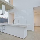 Kitchen Design White Pretty Kitchen Design Interior With White Furniture In Modern Style And Minimalist Bar Stools Decoration Ideas Dream Homes Astonishing Interior Design In Modern And Stylish Home Of Australia