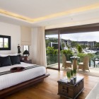 Villa With Berth Refreshing Villa With Private Yacht Berth Bedroom Suite Interior With Queen Bed And Private Balcony Chatting Area Dream Homes An Elegant Modern Villa With Traditional Gazebo And Rectangular Swimming Pool Of Phuket