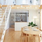 Home Interior Simple Remarkable Home Interior Design With Simple City House Loft Decoration Including An Oval Dining Table And Chairs Nearby The Bay Windows Dream Homes Elegant Japanese Interior Style With Astonishing Natural Look