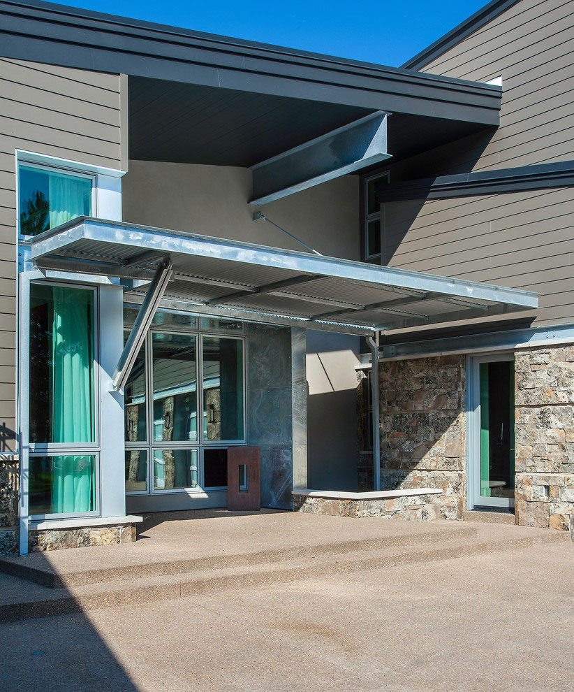 Lucky John Exterior Remarkable Lucky John House Design Exterior With Metal Frame Glass Window And Exposed Stone Wall Design Dream Homes  Fancy Elegant Interior From Impressive Home Architecture