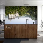 Receptionist Area Jwt Remarkable Receptionist Area In The Jwt House With Wooden Wall And The Planters Giving Fresh And Natural Atmosphere In The Area Interior Design Elegant Contemporary Art For Interior Of Old Fashioned Office