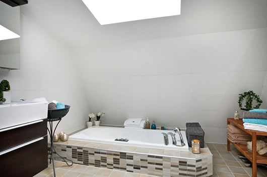 A Bathtub Rectangle Simple A Bathtub Design In Rectangle Shape Design Colored In White In The Minimalist Swedish Residence Dream Homes Modern Swedish Interior Design In Simple Residence Style