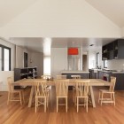 Dining Room Blake Sophisticated Dining Room Design At Blake Street Residence Applied White Oak Dining Table And Chairs On Wood Floor Dream Homes Attractive Home Design With Eco-Friendly Interior Atmosphere